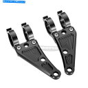 Headlight CNC 31mmオートバイフォークチューブヘッドライトマウントブラケットフォークイヤーヘッドランプホルダー CNC 31mm Motorcy...