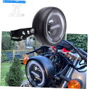 Headlight 6.8インチオートバイヘッドライトLEDラウンドHI/LOビームヘッドライトハーレーホンダ 6.8 Inch Motorcycle Head...
