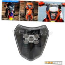 Headlight xc-wの6日間exc-f exc-f 200 300 350 500ダートバイクLEDヘッドライトMXエンデューロ For XC-W SI...