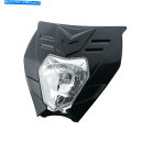 Headlight ブラックハイロフロントライトヘッドライトフェアリングダートバイクのためのユニバーサルモトクロス Black Hi-Lo Front Ligh...
