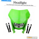Headlight 12VハロゲンヘッドライトヘッドランプカワサキKX KLX KXF KDX KLF 250 450 12V Halogen Headligh...