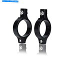 Headlight 2PCSオートバイヘッドライトブラケットKeenso Universal Aluminum Alloy Motorcycle ... 2Pc...