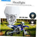 Headlight エンデューロヘッドライトHS1 12V 35W YAMAHA YZ250 WR250F TTR230 MX DIRT BIKESのためのラン...
