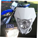 Headlight モトクロスヘッドライトヤマハYZ250F WR450F/250Fスーパーモトバイク用ホワイトエンデューロ Motocross Headlig...