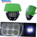 Headlight 川崎KLX KX 250 110 KX450モトクロスバイクヘッドランプのLEDヘッドライトフェアリング LED Headlight Fai...