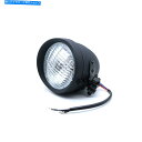 Headlight 12Vオートバイフロントヘッドライトレトロハイ /ロービームヘッドランプカフェレーサーツーリング 12v Motorcycle Front ...
