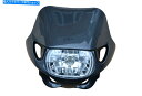 Headlight ホンダCBR 400 600 900ストリートファイターカーボンファイバー効果のためのバイクヘッドライト Motorbike Headlig...