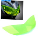 Headlight ホンダフォーザ300 2018-2019のグリーンヘッドライトガードシールドスクリーンレンズカバー Green Headlight Guar...