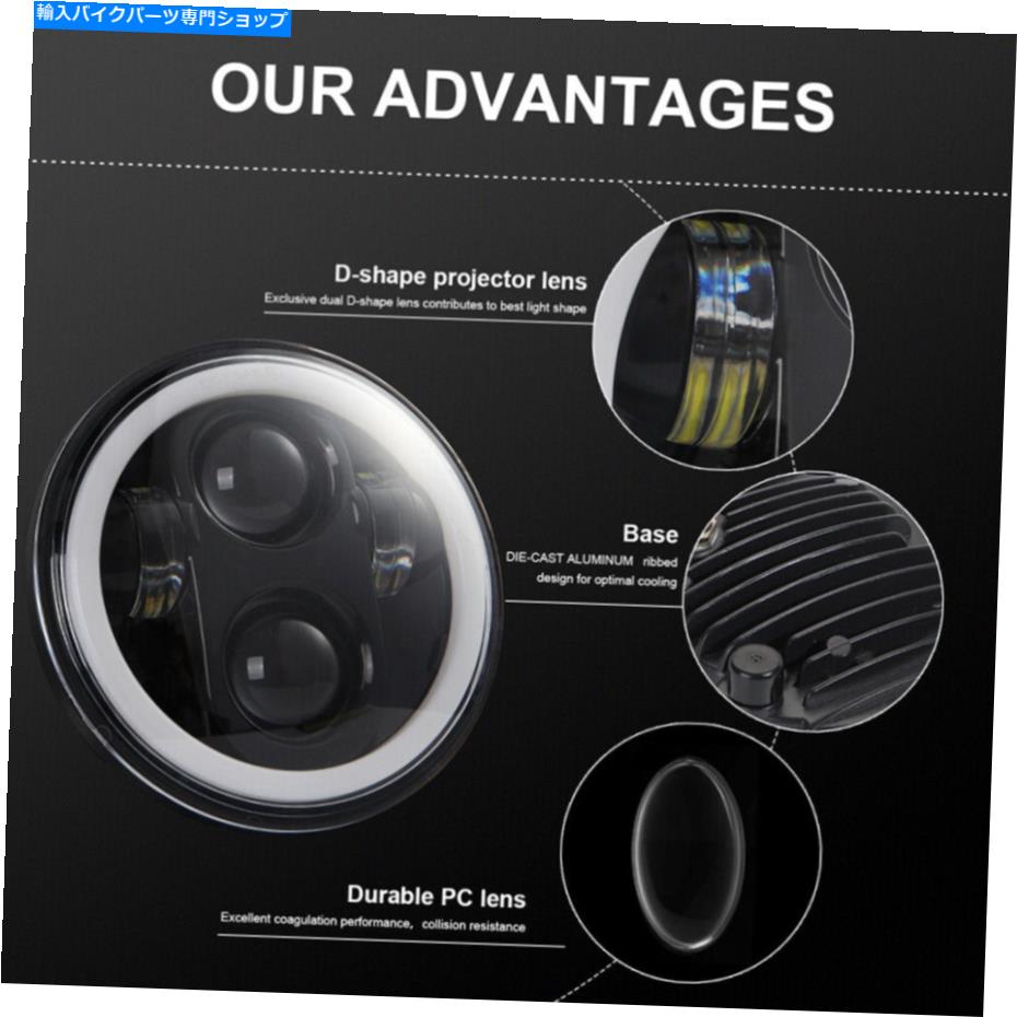 Headlight 1PCオートバイ補助ライトオートバイLEDフォグランプ 1PC Motorcycle Auxiliary Light Motorcycle LED Fog Lamps