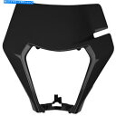 Headlight KTM KT05003001用のUFOヘッドライトプラスチックブラック UFO Headlight Plastic Black for KT...