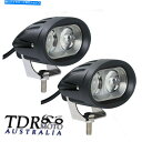Headlight ユニバーサルオートバイ4WD LED運転霧ヘッドDCライトランプヘッドライト Universal Motorcycle 4WD LED Ru...