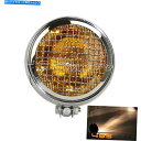 Headlight ヘッドライトメッシュグリルレトロビンテージヘッドランプのハーレーカスタムのオートバイ5.75 Motorcycle 5.75 in Headlight Mesh Grill Retro Vintage Headlamp For Harley Custom