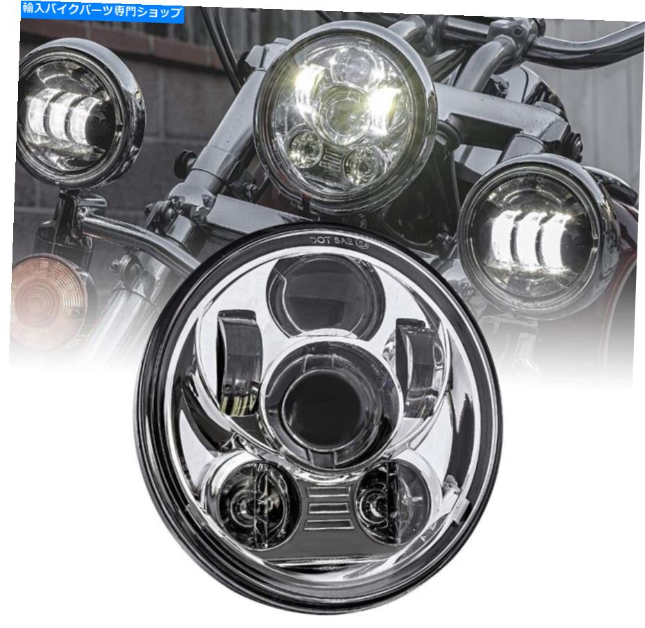 Headlight DOT 5.75 5 3/4 LEDإåɥ饤Х륫VN 750 800 900 1500 1600 1700 DOT 5.75 5 3/4 LED Headlight For Kawasaki Vulcan VN 750 800 900 1500 1600 1700