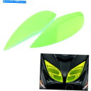 Headlight スズキバーグマン650 2015-2020ヘッドライトガードシールドスクリーンレンズカバーグリーン For Suzuki Burgman 6...