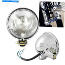 Headlight ハーレーカワサキ用のユニバーサルオートバイ高ビームヘッドライトヘッドライトランプランプ Universal Motorcycle High ...