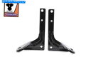 Headlight スポットランプブラケットパンシャベルヘッドエレクトラグライドFLH 1949-1984フロントフォークスブラック Spotlamp Bracket Pan Shovelhead Electra Glide FLH 1949-1984 Front Forks Black(2)