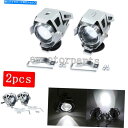 Headlight ハーレーデビッドソンストリートグライドフルクスツーリングの2xU5 LEDヘッドライトドライビングライト 2x U5 LED Headlig...