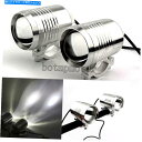Headlight ホンダVTX1300 VTX1800 VT750 VT600のドライビングスポットライトヘッドライトを導いた2PCS 2PCS LED Dr...