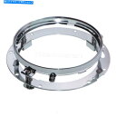 Headlight ハーレーデビッドソンツーリング用のクロム7インチラウンドヘッドライトリングマウントブラケット Chrome 7 Inch Round Hea...