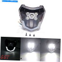 Headlight excf xcf xcw smc r te tc fe 250 300 350 450ダートバイク用のLEDヘッドライトヘッドランプ LED...