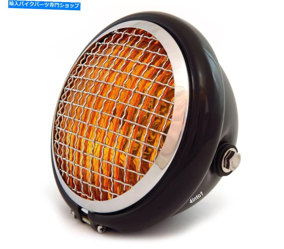 5.75" Halogen Motorcycle Headlight w/ Grill - Matte Black - Chrome - AmberカテゴリHeadlight状態海外直輸入品 新品メーカー車種発送詳細 送料無料 （※北海道、沖縄、離島は省く）商品詳細輸入商品の為、英語表記となります。Condition: NewBrand: Custom HeadlightManufacturer Part Number: 1029-Style: Custom, Cafe Racer, Bobber, Brat, ChopperLens Diameter: 5.75"Total Diameter: 6.2"Lens Type: 5.75 lens with removable H4 Halogen bulb - 12 Volt 60/55 Watt《ご注文前にご確認ください》■海外輸入品の為、NC・NRでお願い致します。■取り付け説明書は基本的に付属しておりません。お取付に関しましては専門の業者様とご相談お願いいたします。■通常2〜4週間でのお届けを予定をしておりますが、天候、通関、国際事情により輸送便の遅延が発生する可能性や、仕入・輸送費高騰や通関診査追加等による価格のご相談の可能性もございますことご了承いただいております。■海外メーカーの注文状況次第では在庫切れの場合もございます。その場合は弊社都合にてキャンセルとなります。■配送遅延、商品違い等によってお客様に追加料金が発生した場合や取付け時に必要な加工費や追加部品等の、商品代金以外の弊社へのご請求には一切応じかねます。■弊社は海外パーツの輸入販売業のため、製品のお取り付けや加工についてのサポートは行っておりません。専門店様と解決をお願いしております。■大型商品に関しましては、配送会社の規定により個人宅への配送が困難な場合がございます。その場合は、会社や倉庫、最寄りの営業所での受け取りをお願いする場合がございます。■輸入消費税が追加課税される場合もございます。その場合はお客様側で輸入業者へ輸入消費税のお支払いのご負担をお願いする場合がございます。■商品説明文中に英語にて”保証”関する記載があっても適応はされませんのでご了承ください。■海外倉庫から到着した製品を、再度国内で検品を行い、日本郵便または佐川急便にて発送となります。■初期不良の場合は商品到着後7日以内にご連絡下さいませ。■輸入商品のためイメージ違いやご注文間違い当のお客様都合ご返品はお断りをさせていただいておりますが、弊社条件を満たしている場合はご購入金額の30％の手数料を頂いた場合に限りご返品をお受けできる場合もございます。(ご注文と同時に商品のお取り寄せが開始するため)（30％の内訳は、海外返送費用・関税・消費全負担分となります）■USパーツの輸入代行も行っておりますので、ショップに掲載されていない商品でもお探しする事が可能です。お気軽にお問い合わせ下さいませ。[輸入お取り寄せ品においてのご返品制度・保証制度等、弊社販売条件ページに詳細の記載がございますのでご覧くださいませ]&nbsp;