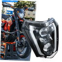 Headlight 17-2021 250 350 450 500 SMC-R 690のオートバイLEDヘッドライトハイ/ロービームDRL Motorcycle...