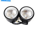 Headlight ブラックツインヘッドライトオートバイダブルデュアルランプストリートファイター裸のドミネーター Black Twin Headlight mo...