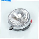 Headlight スクーター50モペット用の光学ヘッドライトラウンドブラックとクロム新機能 Optical Headlight round Black And Chrome New for Scooter 50 Moped