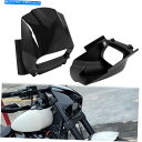 Headlight ブラックヘッドライトフェアリングマスクカウルフィットハーレーM8ソフトアットファットボブ2018-2022 Black Headlight Fairing Mask Cowl Fit For Harley M8 Softail Fat Bob 2018-2022