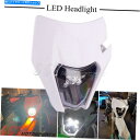 Headlight オフロードエンデューロは250 300 450 500 XCW EXCFE TE KX WR TTR CRのヘッドライトをリードしました O...