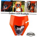 Headlight Supermoto Enduro LED XCWのヘッドライトLED EXCF SXF 125 250 300 350 450 690 SM...
