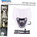 Headlight KTM 300 Exc 6日間のLEDヘッドライトExc-F 450 690 SMC R ENDURO CROSSヘッドランプ LED He...