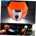 Headlight SX XC sxf excw excw 250 300 350 450 690r用エンデューロLEDヘッドライトユニバーサル Enduro ...