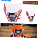 Headlight excf xcf xcw te tc fe 250 300 350 450 690ダートバイク用のLEDヘッドライトフロントランプ LED ...