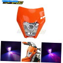 Headlight フロントオートバイのダートバイクLEDヘッドライトランプ高/低ビーム300 EXCTPI XC-W Front Motorcycle Dir...