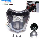 Headlight Motocross LEDヘッドライトエンデューロデュアルスポーツライトランプfor Excw 250 300 350 450 Motocr...