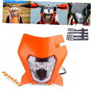 Headlight ダートバイクヘッドライトLEDヘッドランプストリップ300 Exc 6日間EU 690 SMC Rオレンジ Dirt Bike Headli...