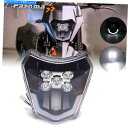 Headlight excf xcf xcw te 250 300 350 450 690r用のライトバー付きダートバイクLEDヘッドライト Dirt Bike...