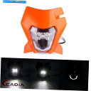 Headlight XCWのLEDヘッドライトオレンジマスクECCTPI 6日300 Exc-F500 Enduro 690 SMC R LED Headlig...