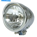 Headlight 自転車のオートバイバイク弾丸形のハイクロムボトムマウントヘッドライト Bikeit Motorcycle Motorbike Bullet ...