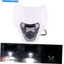 Headlight ヤマハYZ125 YZ250F WR250 WR450 TTR110ホンダCRFのオートバイLEDヘッドライト Motorcycle LED...