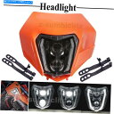 Headlight ダートバイクモトクロスヘッドライトランプw/フェアリングはKTMに適していますexcw 250 350 450 501 Dirt Bike ...