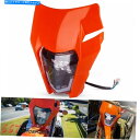Headlight excw sxf 125 250 300 350 400 450 530 690 SMC RのダートバイクLEDヘッドライト Dirt Bi...