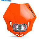 Headlight Orange PolisportMMX E-Marked Road Legal Headlight Enduro StreetFighter...