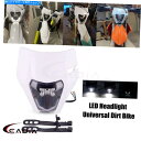 Headlight Motocross LEDヘッドライトExc 300 Exc-F350 KX450 XR650 YZF250 FE450 701 Motoc...
