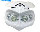 Headlight ヤマハフェイザーのためのバイクヘッドライトとブラケット600 1000ストリートファイタープロジェクト Motorbike Headligh...