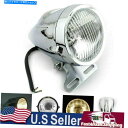 Headlight Chrome Bullet Headlightランプ4 3/4