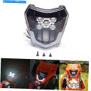 Headlight SMC-R XC-W TPI ENDURO R EXC 300 500 WR450FのダートバイクLEDヘッドライトアセンブリ Dirt B...