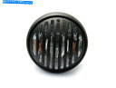 Headlight ヤードビルドカフェレーサースクランブラープロジェクトマットブラック6 3/4