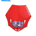 Headlight Polisport MMX Headlight 2004 Cr Red Polisport MMX Headlight 2004 CR Re...